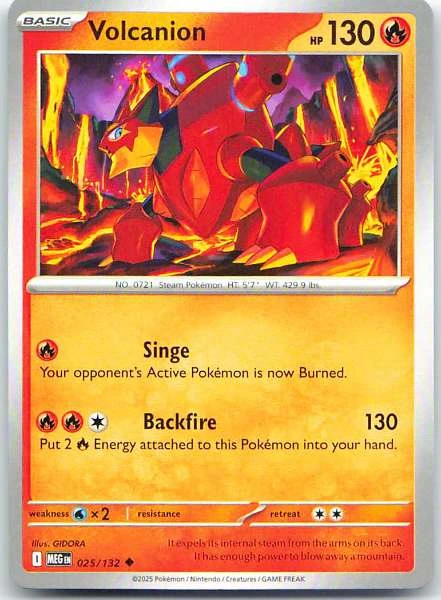 Volcanion - Steam Siege #025/132