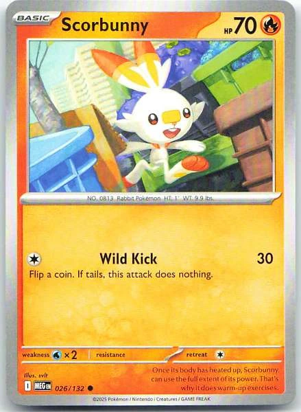 Scorbunny - Mega Evolution #026/132