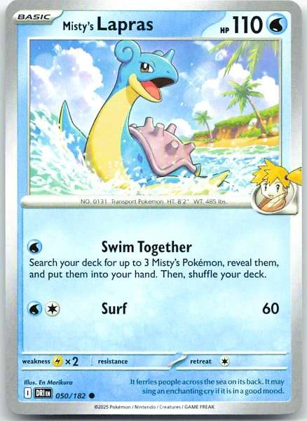 Misty's Lapras - Destined Rivals #050/182