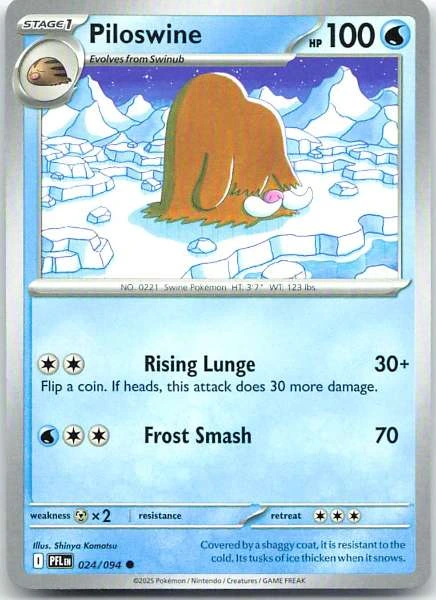 Piloswine - Phantasmal Flames #024/094