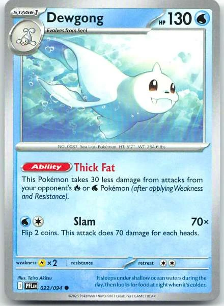 Dewgong - Phantasmal Flames #022/094