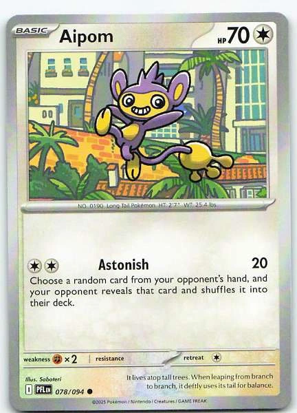 Aipom - Phantasmal Flames #078/094