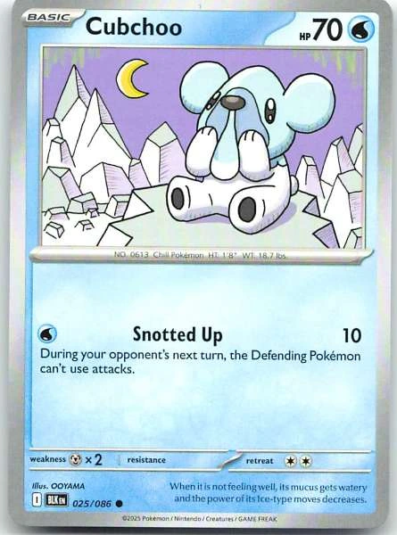 Cubchoo - Black Bolt #25/086