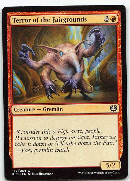 Terror of the Fairgrounds - Kaladesh #137/264