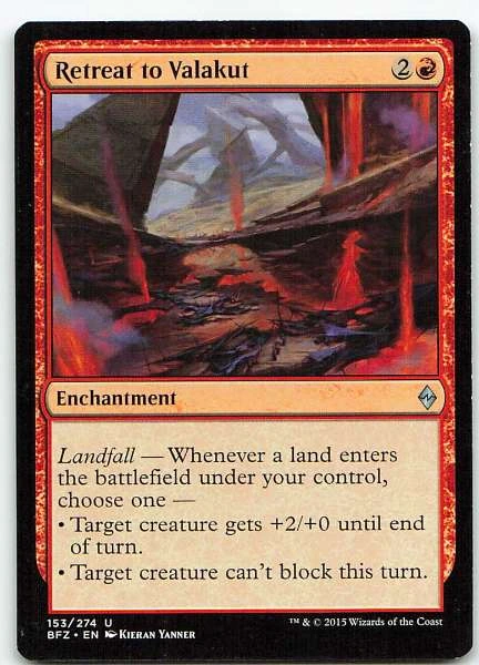 Retreat to Valakut - Battle for Zendikar #153/274
