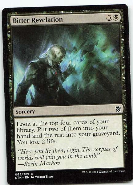 Bitter Revelation - Khans of Tarkir #065/269