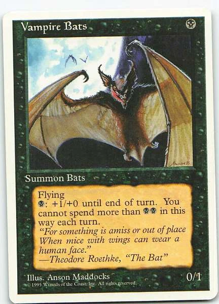 Vampire Bats - Fourth Edition #167