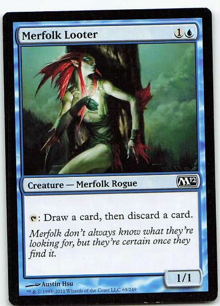 Merfolk Looter - Magic 2012 #65/249