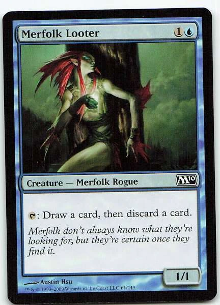 Merfolk Looter - Magic 2010 #61/249