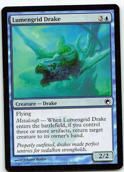 Lumengrid Drake - Scars of Mirrodin #36/249