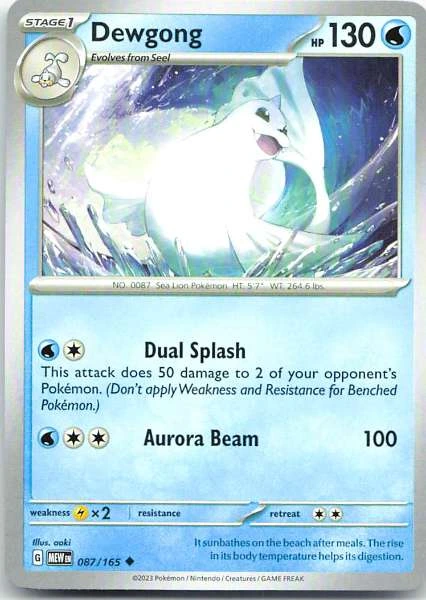 Dewgong - 151 #087/165