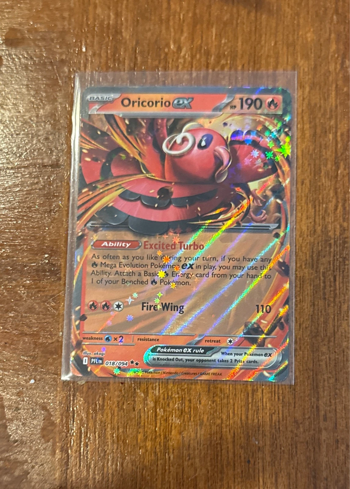 Oricorio ex - Paradox Rift #018/094