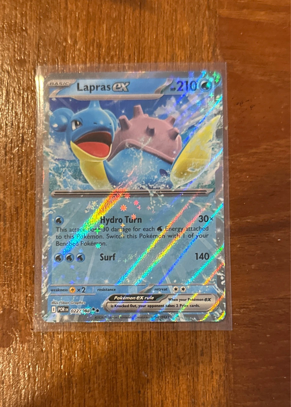 Lapras ex - Pokémon Stellar Crown #022/088