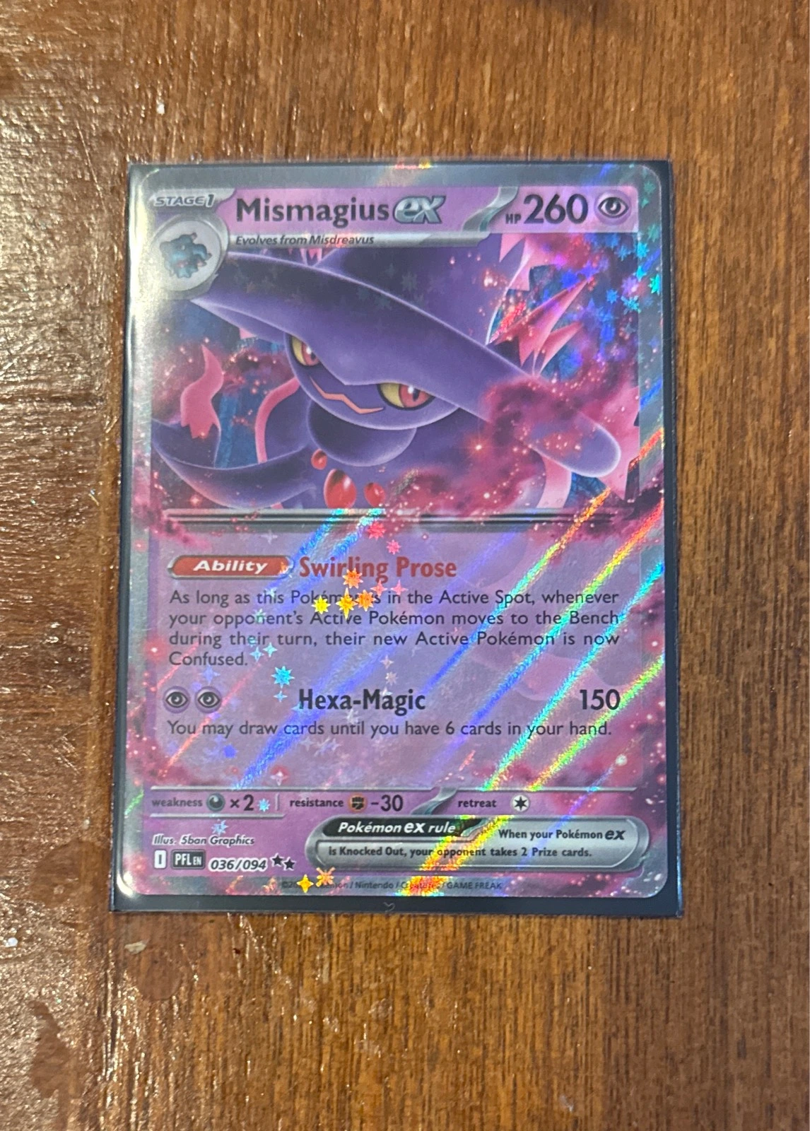 Mismagius ex - Paldean Fates #036/094