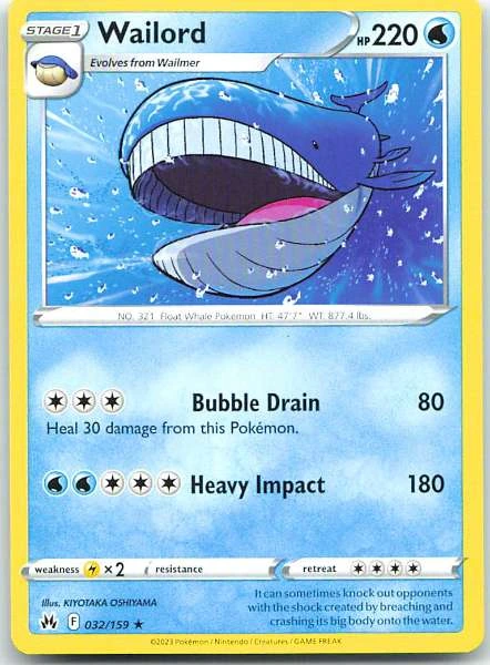 Wailord - Crown Zenith #032/159