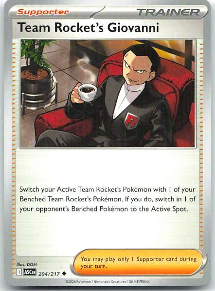 Team Rocket's Giovanni - Ascended Heroes #204/217