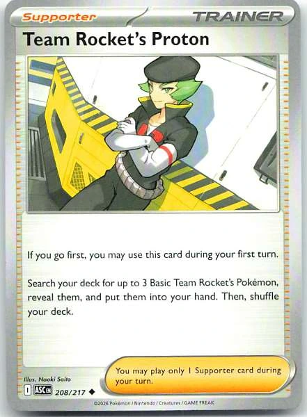 Team Rocket's Proton - Ascended Heroes #208/217