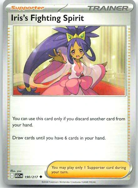 Iris's Fighting Spirit - Ascended Heroes #190/217