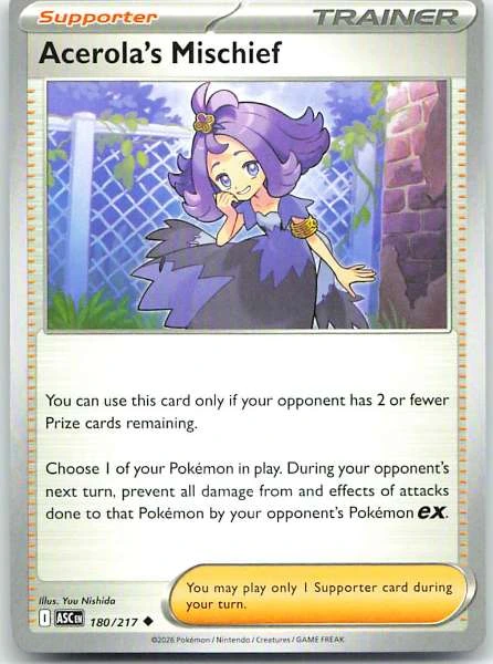 Acerola's Mischief - Ascended Heroes #180/217
