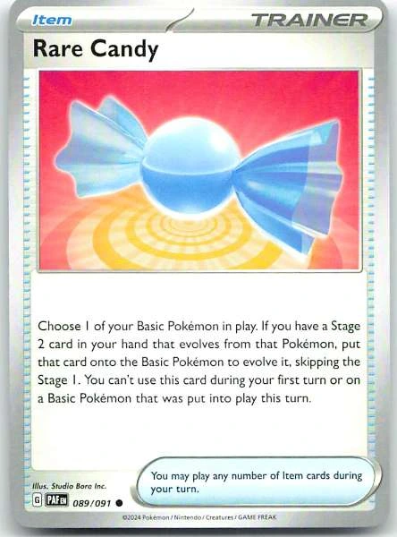 Rare Candy - Paldean Fates #089/091