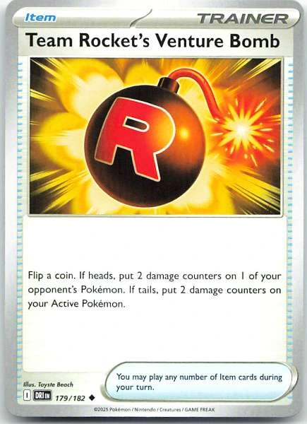 Team Rocket's Venture Bomb - Destined Rivals #179/182