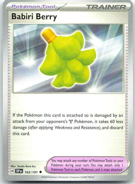 Babiri Berry - Surging Sparks #163/191