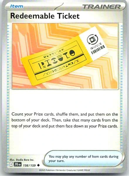 Redeemable Ticket - Journey Together #156/159