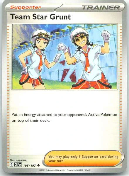Team Star Grunt - Obsidian Flames #195/197