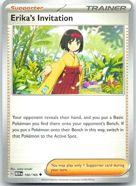 Erika's Invitation - Scarlet & Violet 151 #160/165
