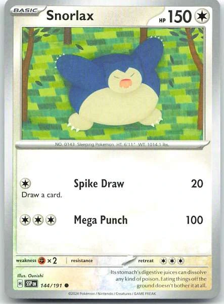 Snorlax - Surging Sparks #144/191
