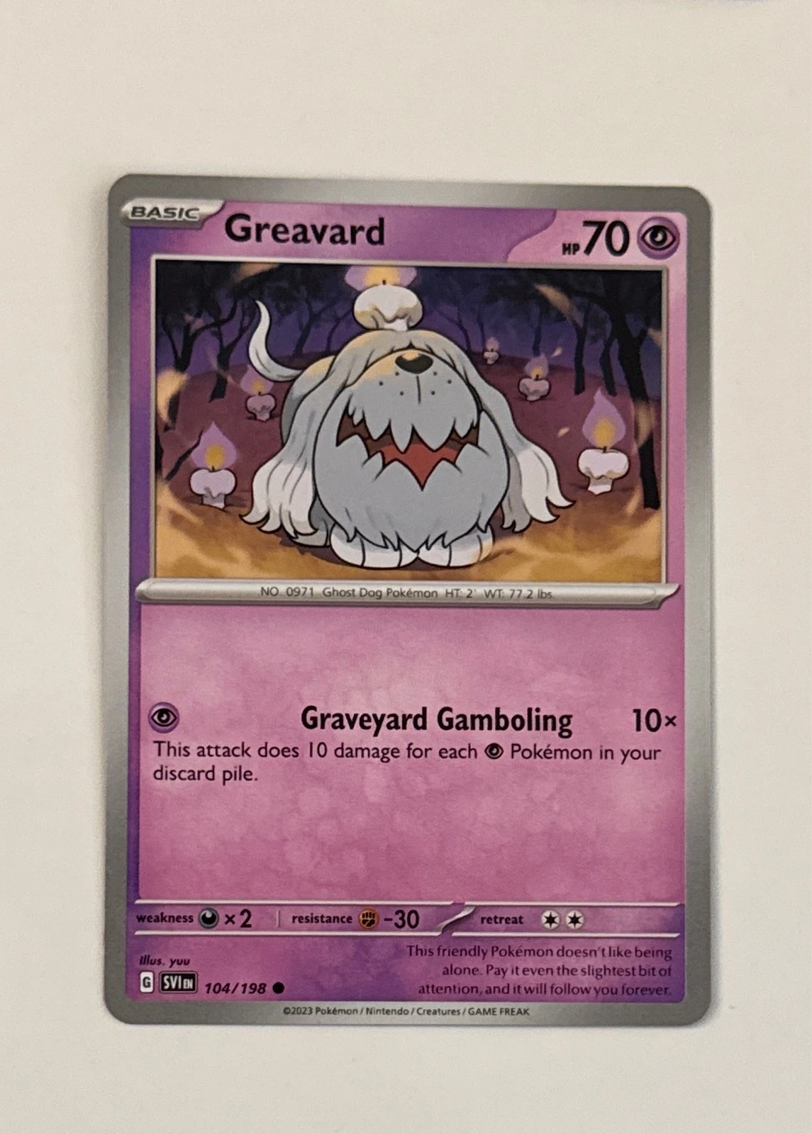 Greavard - Scarlet & Violet #104/198