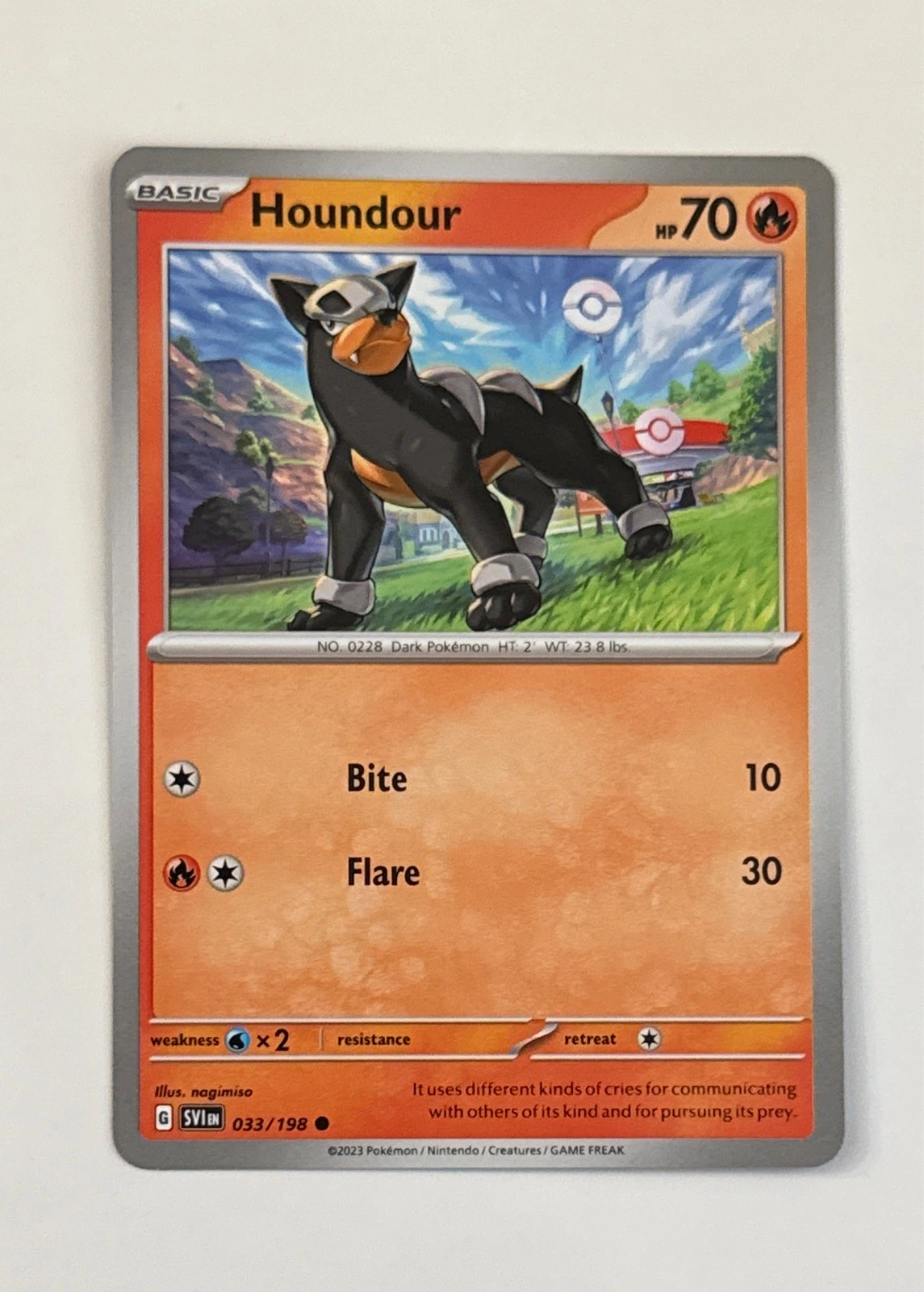 Houndour - Scarlet & Violet #033/198