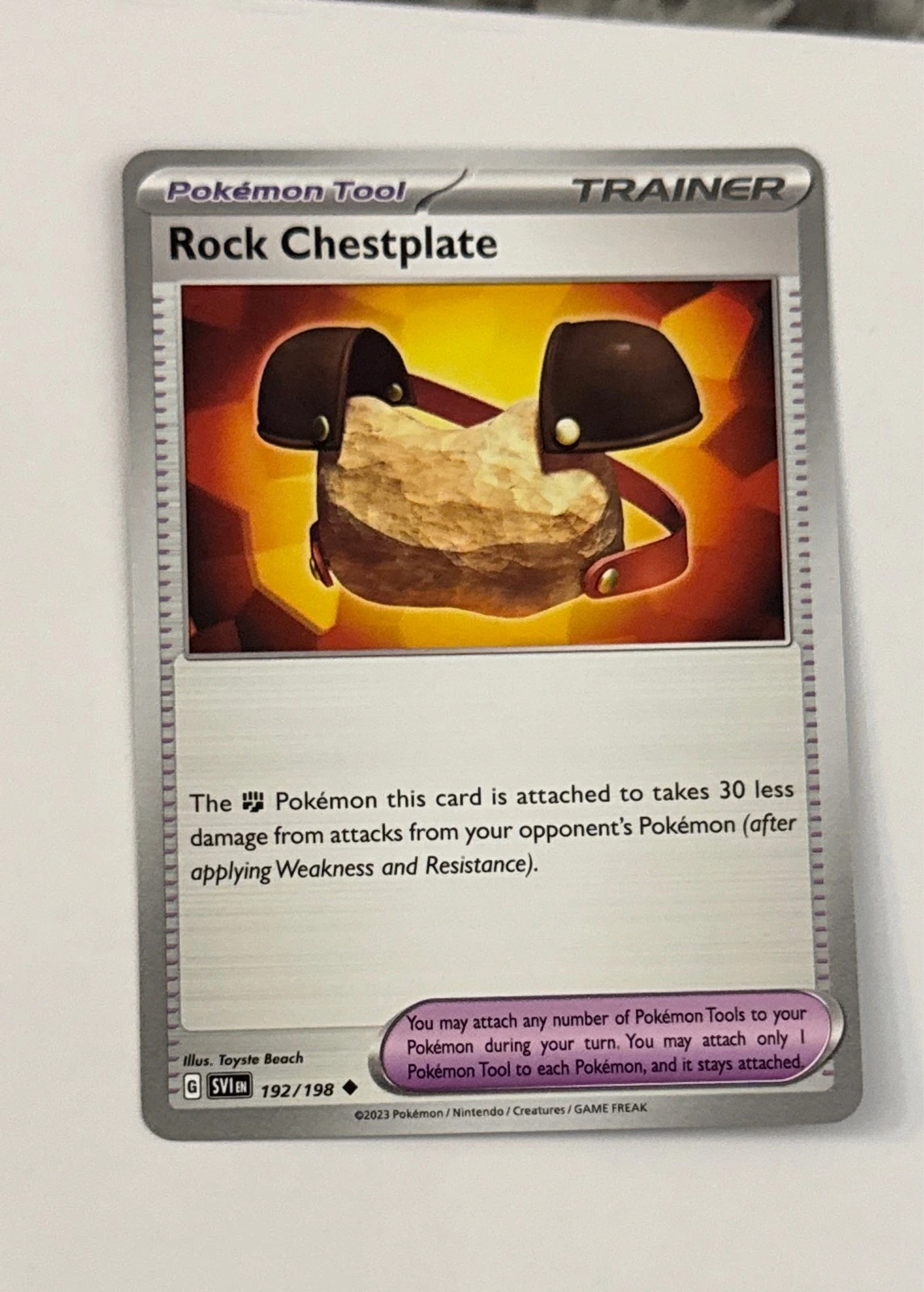 Rock Chestplate - Scarlet & Violet #192/198