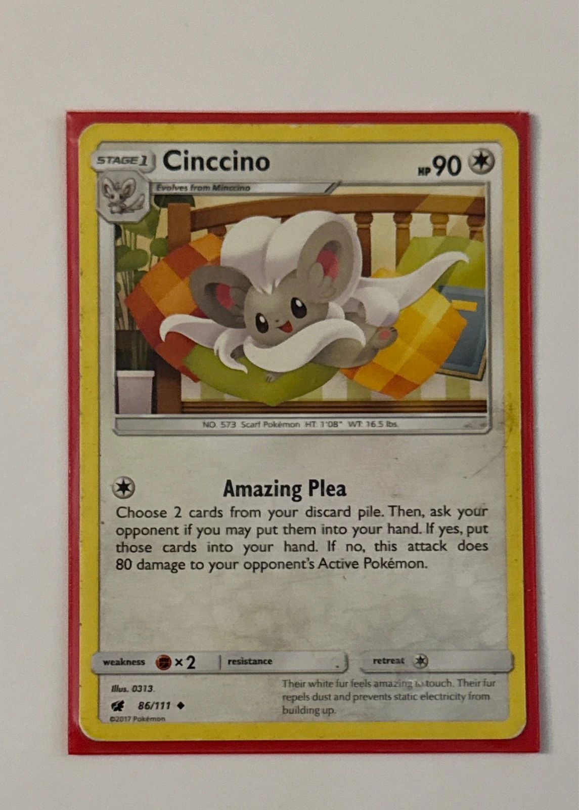 Cinccino - Crimson Invasion #86/111