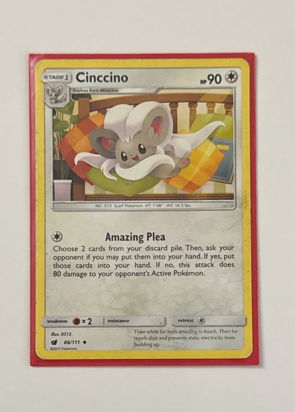 Cinccino - Crimson Invasion #86/111