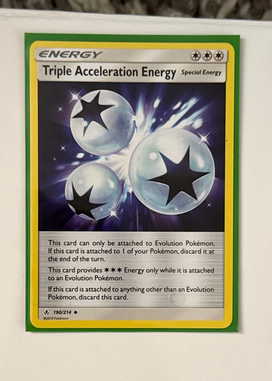 Triple Acceleration Energy - Unbroken Bonds #190/214