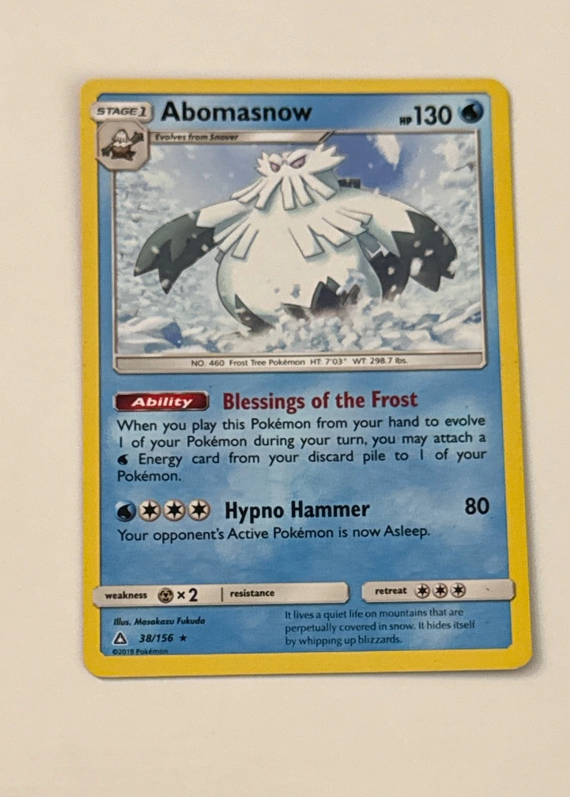 Abomasnow - Ultra Prism #38/156