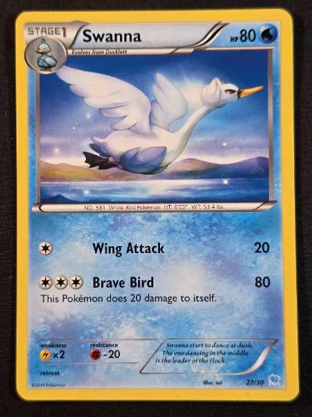 Swanna - XY Trainer Kit: Pikachu Libre & Suicune #27/30