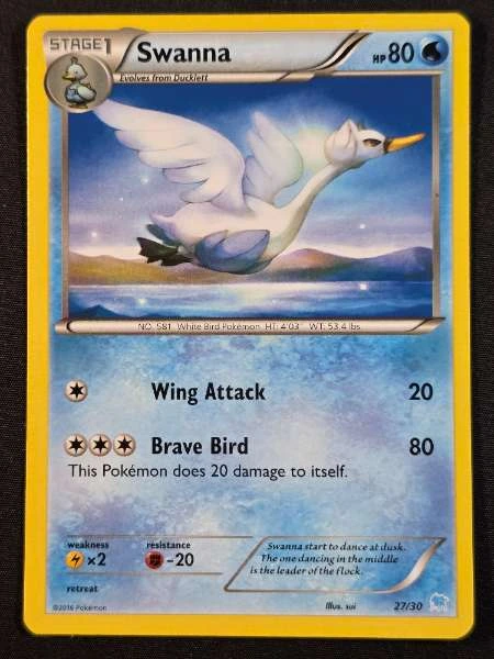 Swanna - XY Trainer Kit: Pikachu Libre & Suicune #27/30