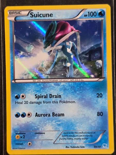 Suicune - XY Trainer Kit: Pikachu Libre & Suicune #30/30