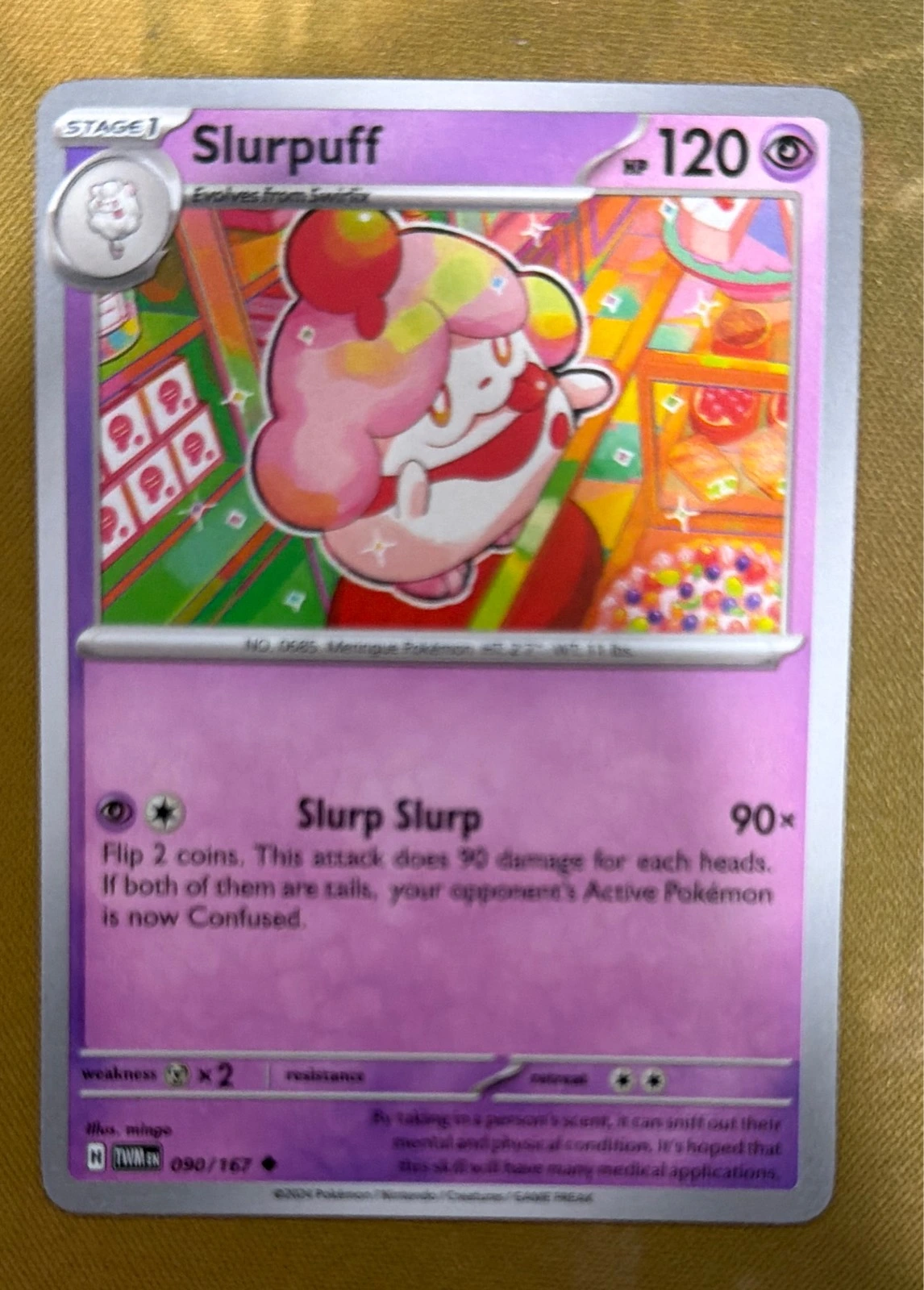 Slurpuff - Twilight Masquerade #090/167