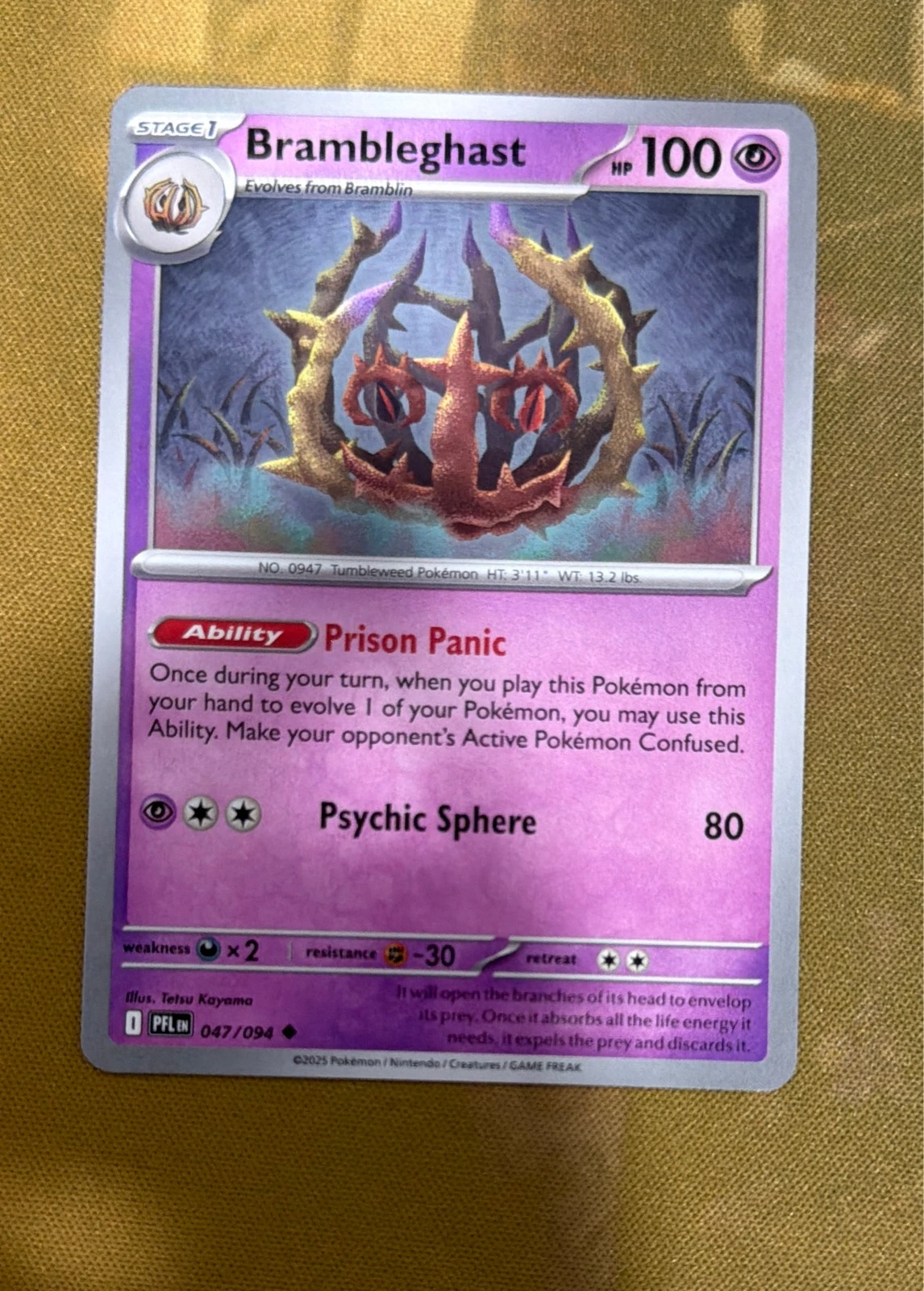 Brambleghast - Prismatic Evolutions #047/094