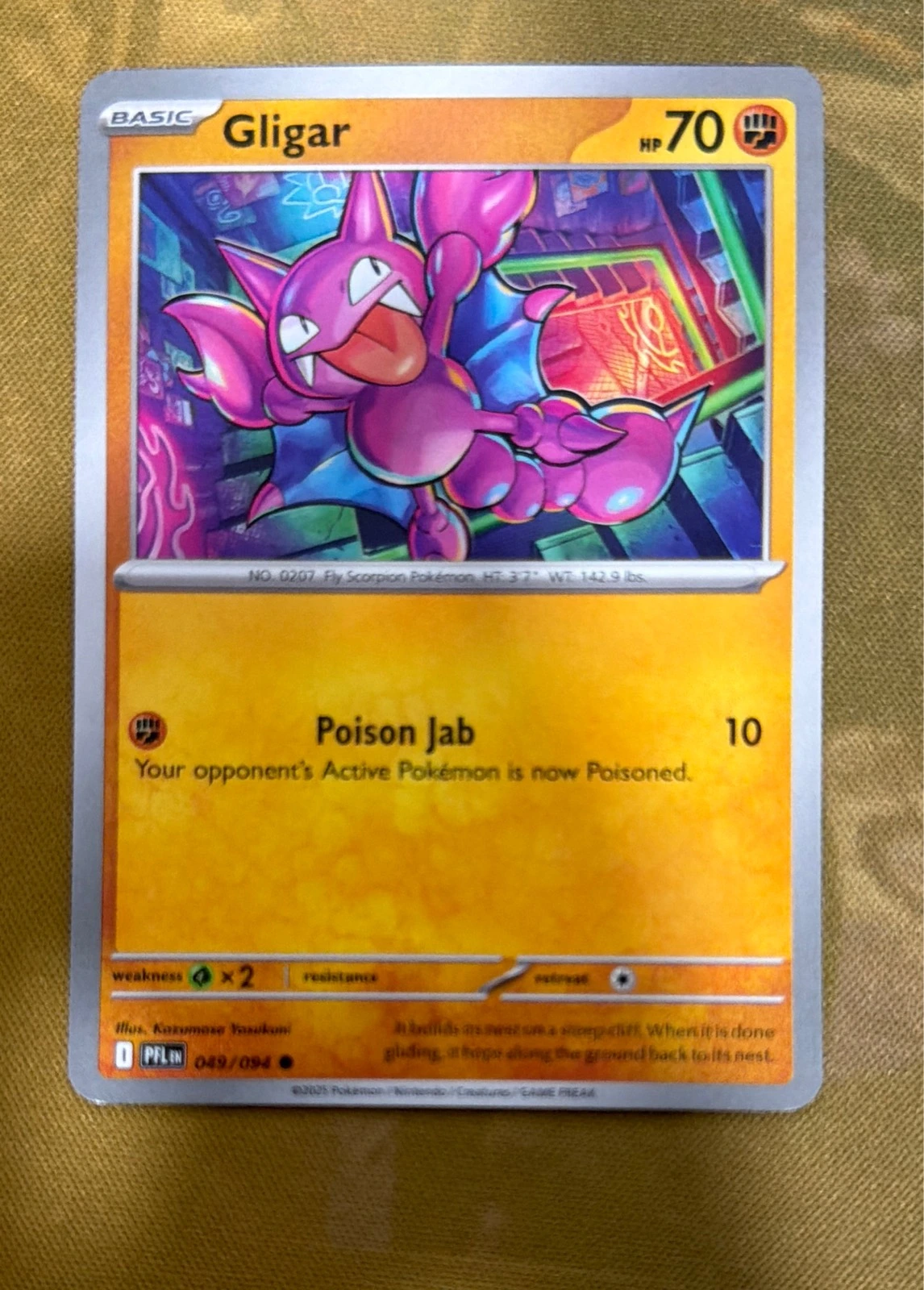 Gligar - Pokémon Scarlet & Violet—Prismatic Evolutions #049/094