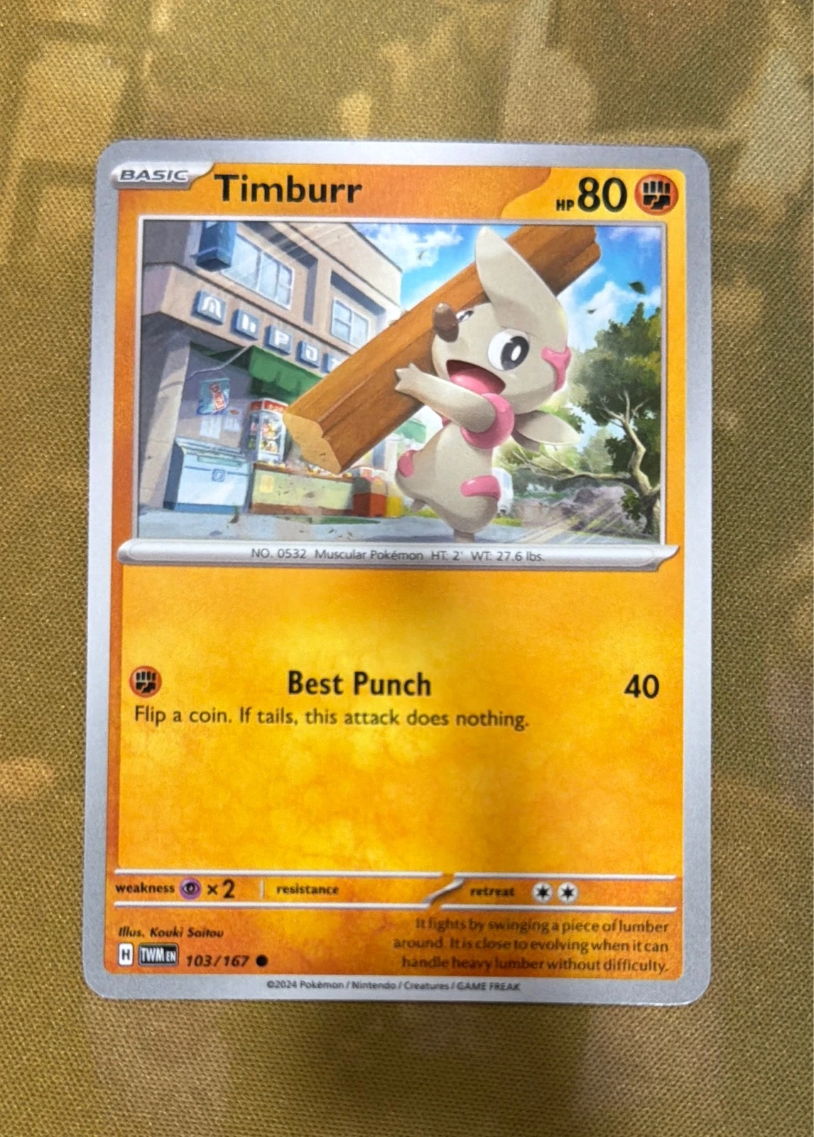 Timburr - Twilight Masquerade #103/167