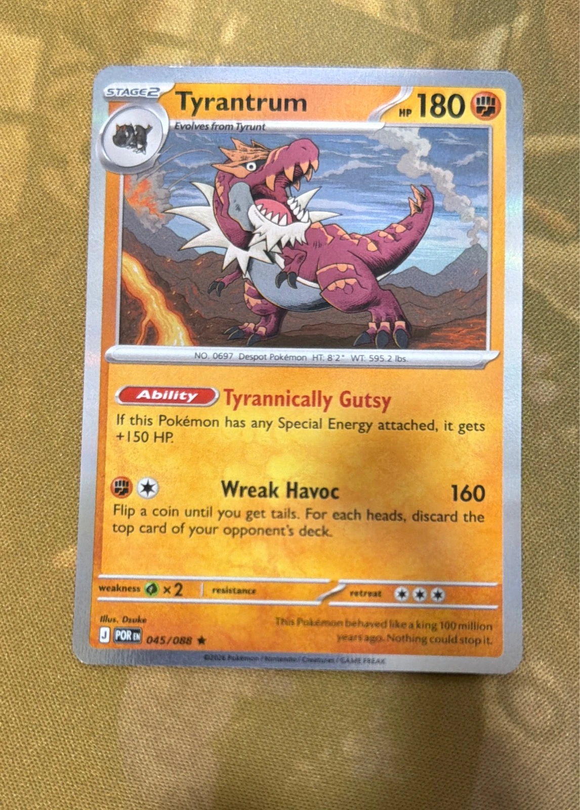 Tyrantrum - Pokémon GO #045/088
