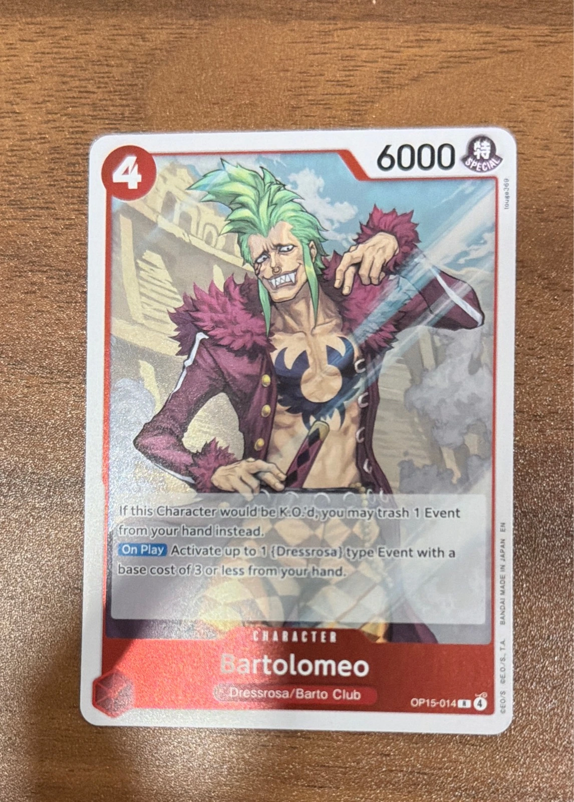 Bartolomeo - Wings of the Captain #OP04-014