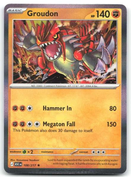 Groudon - Ascended Heroes #108/217