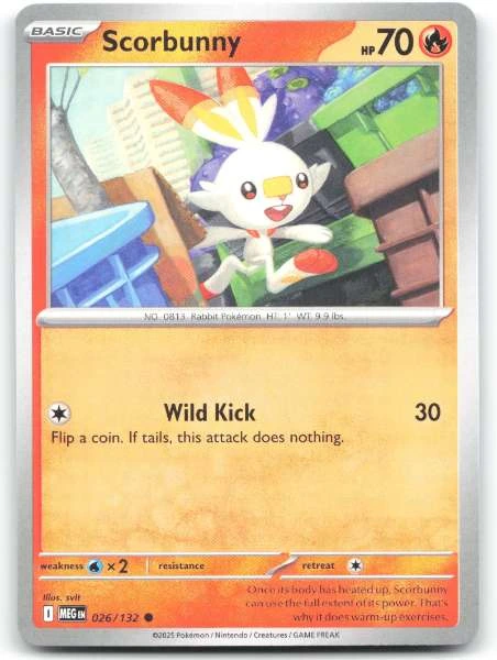 Scorbunny - Sword & Shield Base Set #026/132