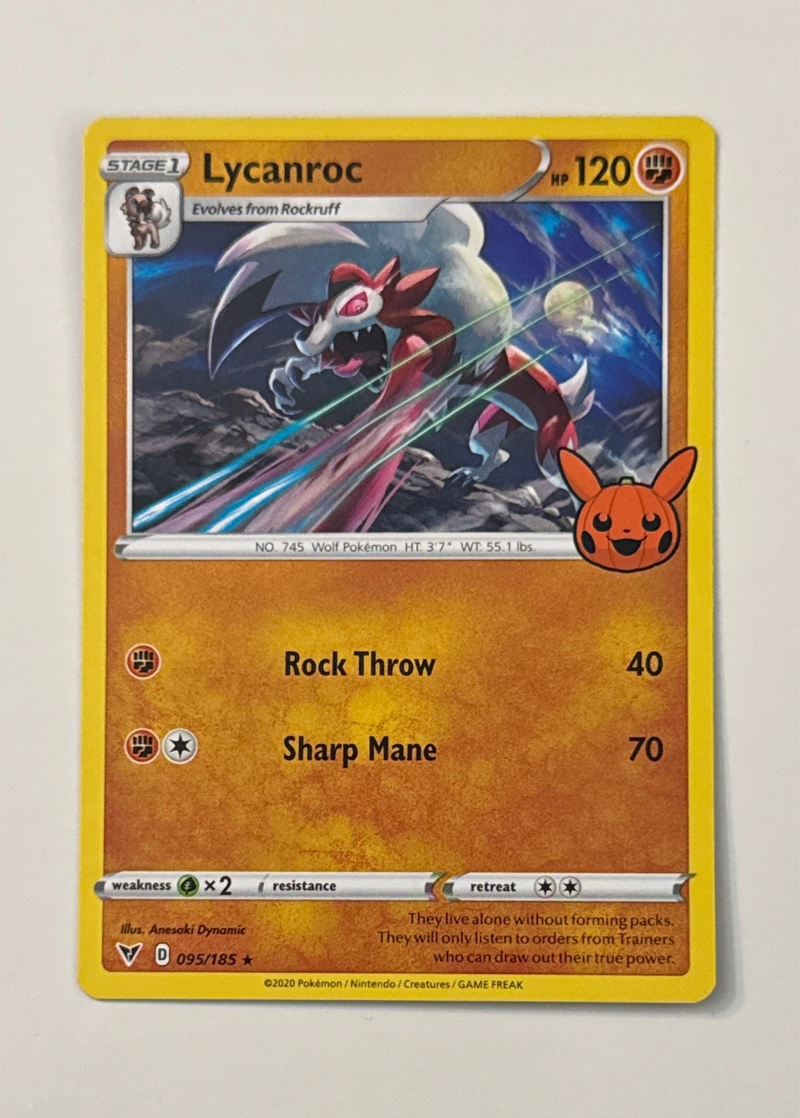 Lycanroc - Vivid Voltage #095/185