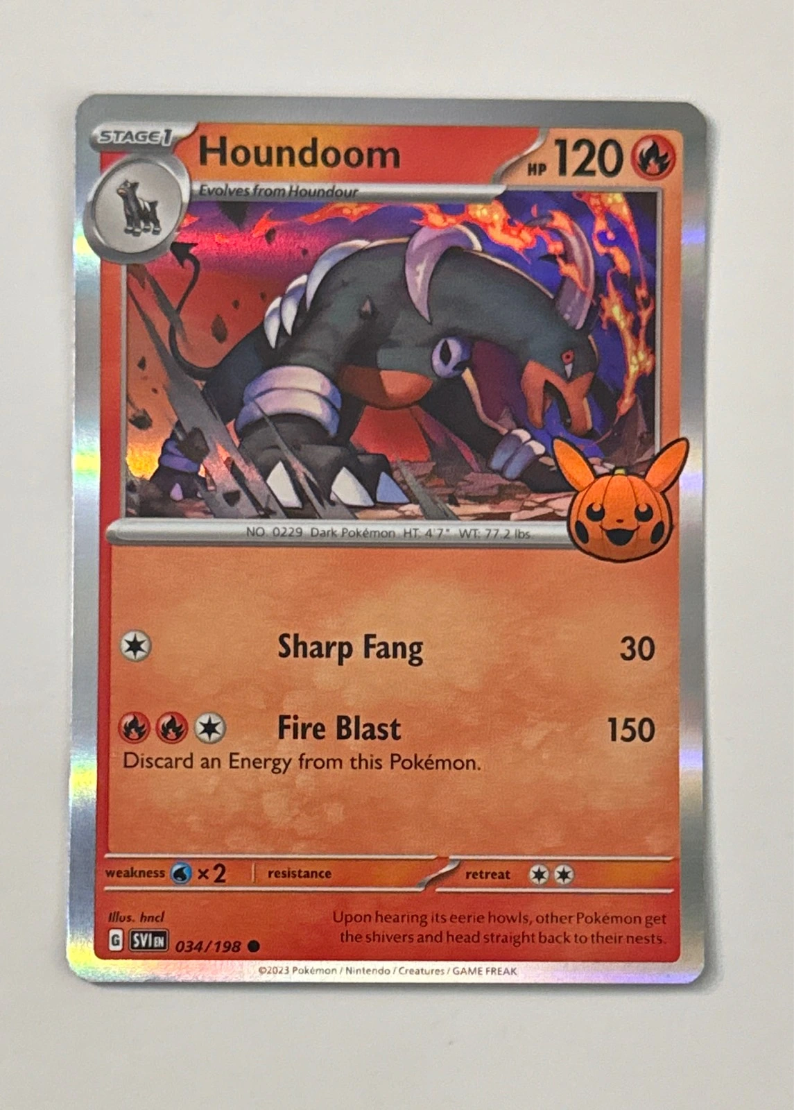 Houndoom - Pokémon Trick or Trade 2023 #034/198